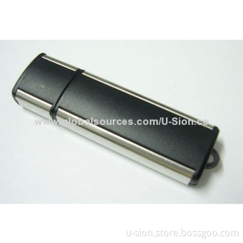 Promotional Metal USB Flash Drive, Supports Plug-and-play Function, 512MB -64GB Capacity